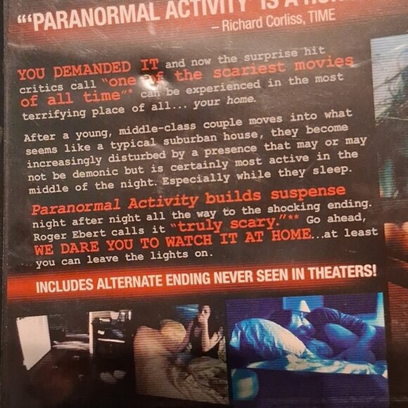 Paranormal Activity DVD - Picture 3 of 4